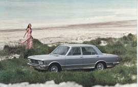 130 Sedan, standard size, Italian postcard (Gros Monti & C.), about 1968