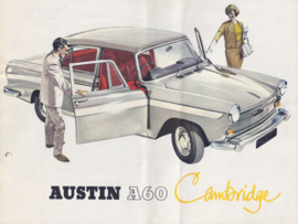A60 Cambridge Sedan folder, 12 pages, Dutch language, c1963