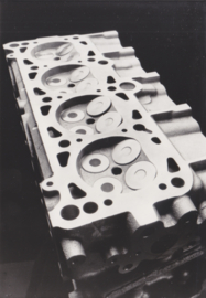 Volkswagen 16 valve engine - press photo - Belgium - 1/1986