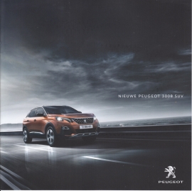 3008 SUV brochure, 8 pages, Dutch language, 07/2016