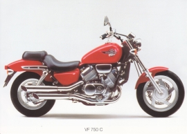 Honda VF 750 C postcard, 18 x 13 cm, no text on reverse, about 1994