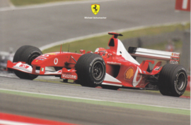 Formula One autogram postcard with driver Michael Schumacher, 2003, # 1950