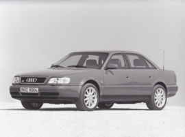 Audi A6/S6 press kit with  diskette, photo's & sheets, Germany, 6/1994