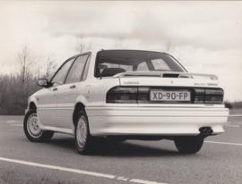 Mitsubishi Galant GTi 16V Sedan, press photo,  Dutch, 1989