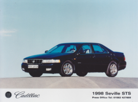 Cadillac Seville STS - press photo, Europe [UK] - 1998