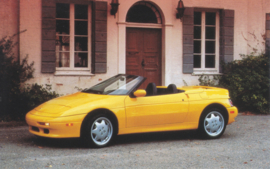Elan Convertible, standard size postcard, about 1990, USA issue