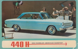 American 440 H Hardtop, US postcard, standard size, 1964, # AM-64-3056B