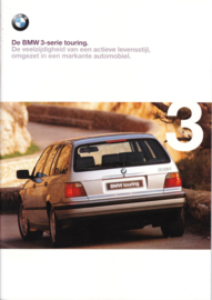 3-Series Touring brochure, 32 pages, A4-size, 1/1999, Dutch language