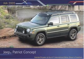 Jeep Patriot Concept, A6-size postcard, IAA 2005