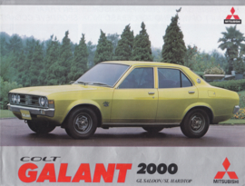 Colt Galant 2000 GL/SL brochure, 4 pages, 12/1974, Dutch language