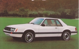 Mustang with Sport option, US postcard, standard size, 1979