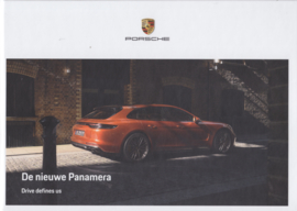 Panamera brochure, 36 large pages, 08/2020, Dutch language