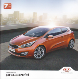 Pro_Cee'd Hatchback brochure, 24 pages, 05/2014, Dutch language