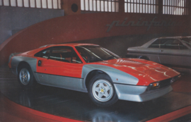 Ferrari 308 GTB collectors card, Japanese text, number 39, 1977