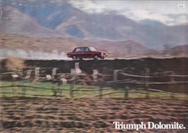 Dolomite Sedan brochure, 16 large pages, 1972 (L-plate), French language
