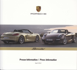 Porsche Press Kit Geneva 2012, DVD with pictures & small booklet, factory-issued,  German/English/French