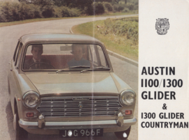 1100/1300 Glider & Countryman brochure, 12 pages, A4-size, about 1969, Dutch language