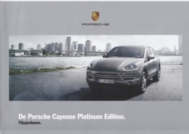 Cayenne Platinum Edition folder, 4 pages, 2013/2014, Dutch