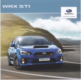 WRX STI brochure, 32 pages, Swedish language, 2014