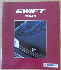 Swift Sedan brochure, 16 large pages, #40793, 07/1993, Dutch language