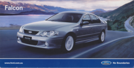 Falcon Sedan, oblong postcard, Australia, c2004