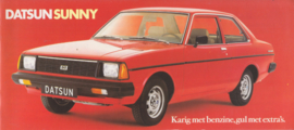 Sunny program brochure, 8 pages, 1/3rd A4-size, Dutch language, c1975