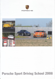 Sport Driving School brochure, 8 pages, 2008, Dutch/French language