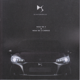 DS3 & DS3 Cabrio brochure, 56 pages, 02/2016, Dutch language