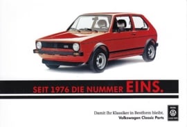 Golf GTI sammelkarte #1, A6-size postcard, German, 2016