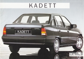 Kadett Sedan brochure, 16 pages, 09/1985, Dutch language