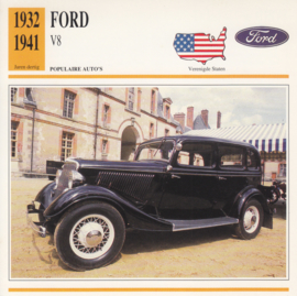 Ford V8 card, Dutch language, D5 019 04-14