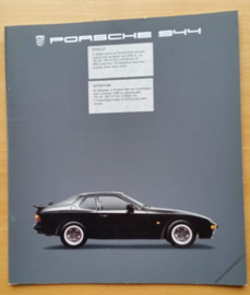 Porsche 944 brochure, 42 pages, 7/1984, German language