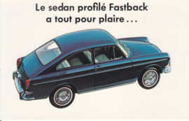 Fastback & Station Wagon, Canadian postcard, standard size, approx. 1966, #665 023 405 FR