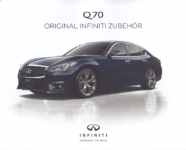 Q70 Sedan accessories brochure, 6 pages, German language, 2017