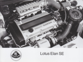 Lotus Elan SE engine - factory photo - 1990 - UK market