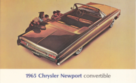 Newport Convertible, US postcard, large size, 1965