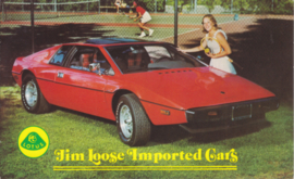 Esprit dealership card, standard size postcard, about 1986, USA issue