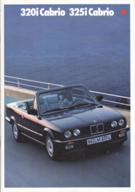 320i/325i Cabrio brochure, 24 pages, A4-size, 2/1987, German language