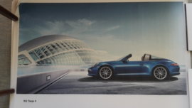 911 Targa 4 large original factory poster, published 11/2013