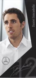 Daniel Juncadella, DTM season 2015, large card, English language, printed signature