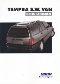 Tempra Station Wagon [Van] folder, 4 pages (A4), 01/1994, Dutch language