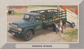 Stake Truck, US postcard, standard size, 1959
