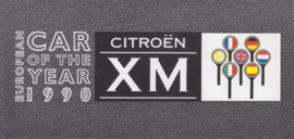 XM (Car of the Year 1990) folder, 6 smaller pages, 1990, English language (UK)