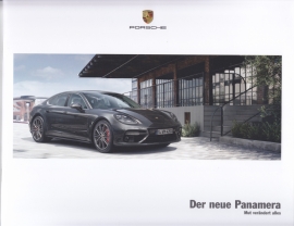 Panamera new model intro brochure, 24 pages, A4-size, 06/2016, German