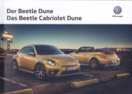 Beetle Dune & Beetle Cabriolet Dune brochure, A4-size, 8 pages, German language, 06/2016
