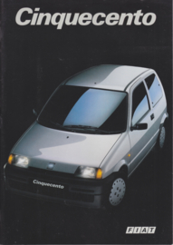 Cinquecento brochure, 36 pages (A4), 09/1993, Dutch language