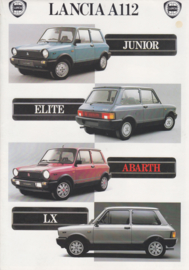 A112 range brochure, A4-size, 8 pages, about 1982, Dutch language