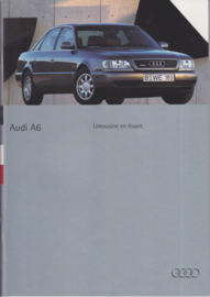 A6 Limousine & Avant brochure, 64 pages, 7/1994, Dutch language