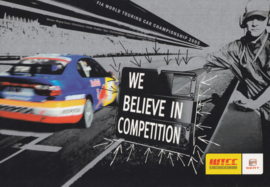 Leon WTCC postcard, DIN A6 size, English language, 2005