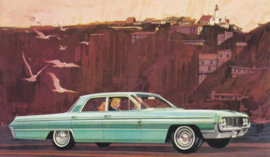 Dynamic 88 Celebrity Sedan, US postcard, standard size, 1962